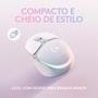 Mouse Gamer Sem Fio Logitech G705, Coleção Aurora, RGB, Bluetooth, USB, 6 Botões, Branco - 910-006366