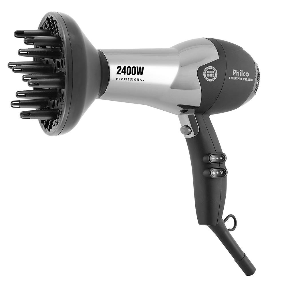 Secador de Cabelo Philco PSC2400 Expert Pro, 3 Velocidades, 2 Temperaturas, 2400W, 127V - 53501065