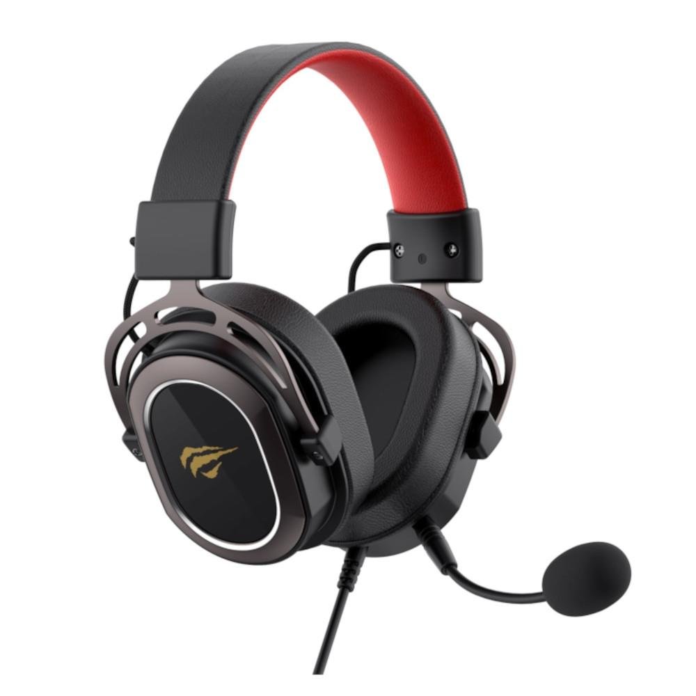 Imagem 5 de 5 do produto Headset Gamer Havit H2008D Gamenote, Drivers 50mm, Som Hi-Fi, PC PS4 e Xbox, Preto - H2008D