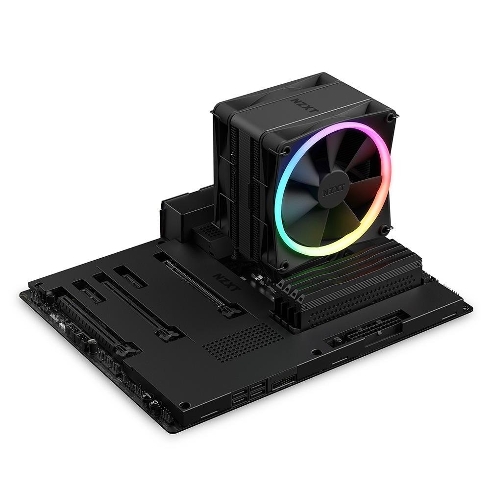 Imagem 12 de 12 do produto Air Cooler NZXT T120, RGB, AMD/Intel, 120mm, Preto - RC-TR120-B1