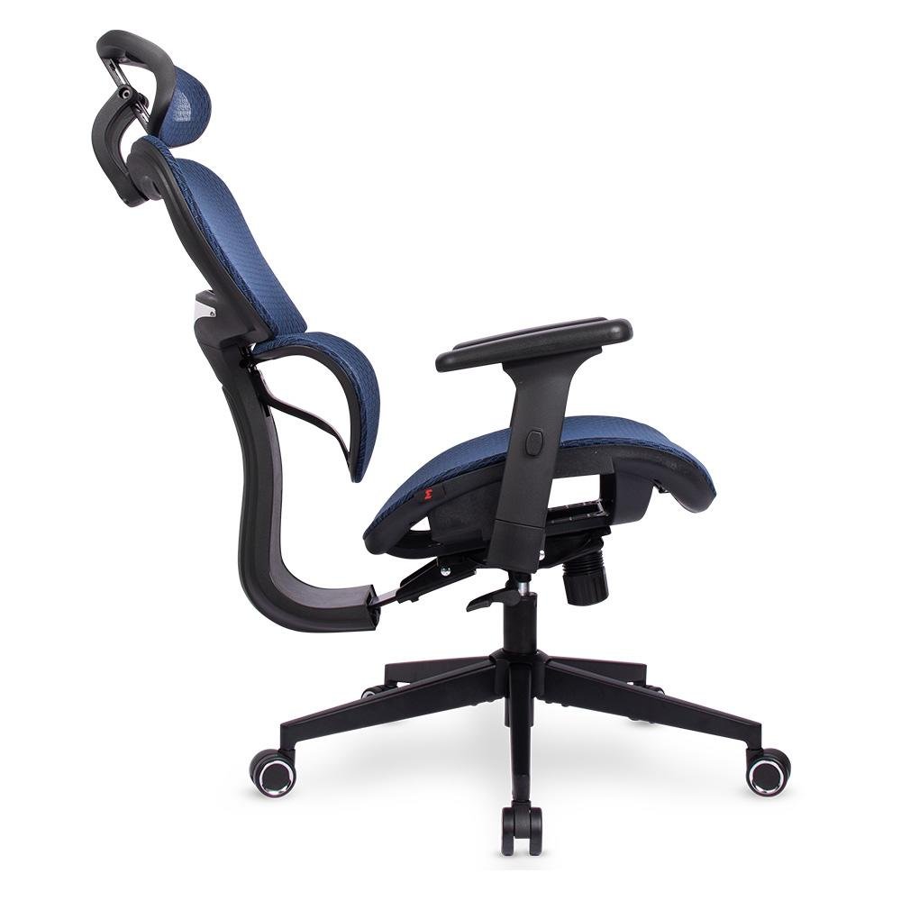 Imagem 2 de 8 do produto Cadeira Office DT3 Alera, Reclinável, Apoio de Braço 3D, Cilindro de Gás, Azul - 13425-5