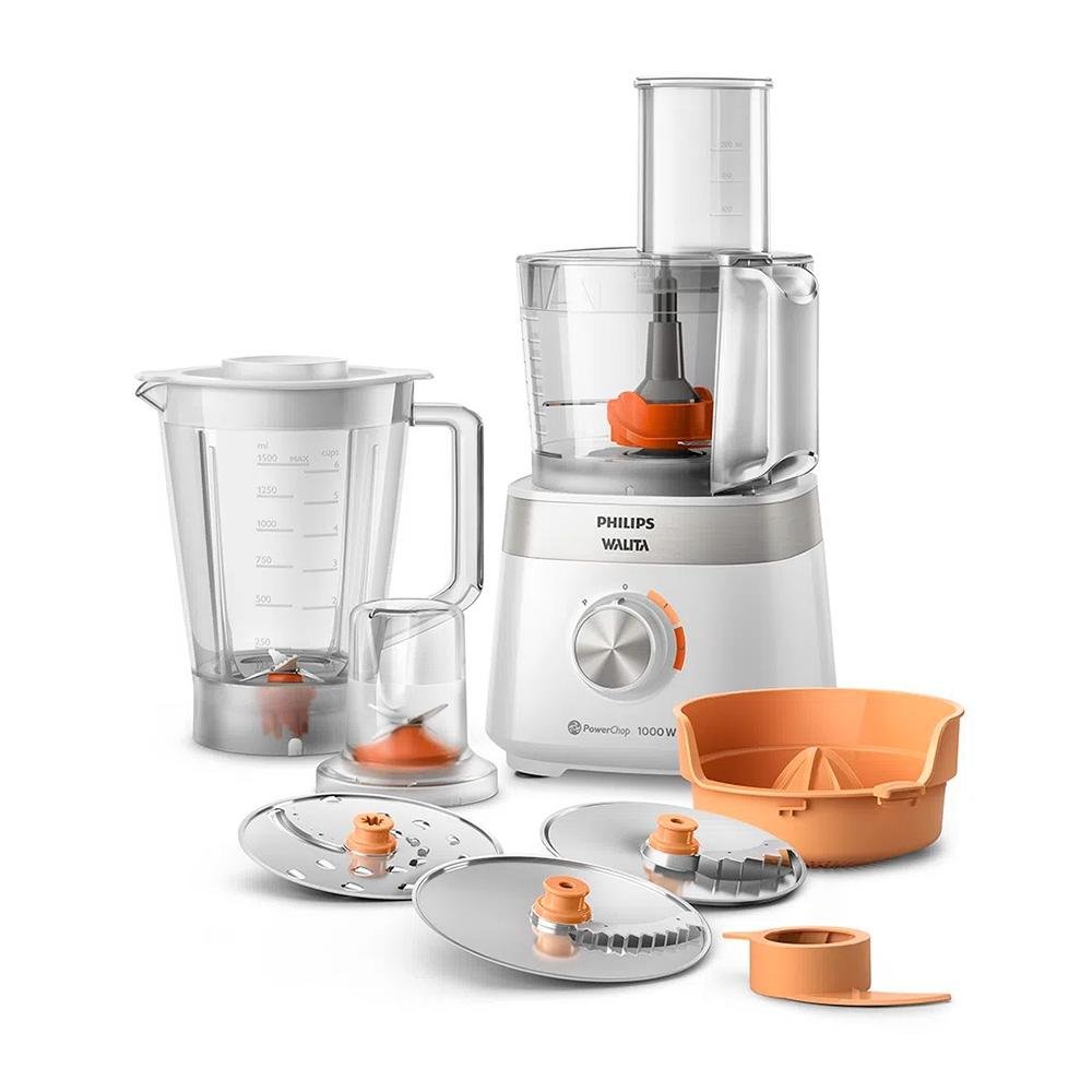 Multiprocessador Philips Walita PowerChop 1000, Função Color Code, com ...