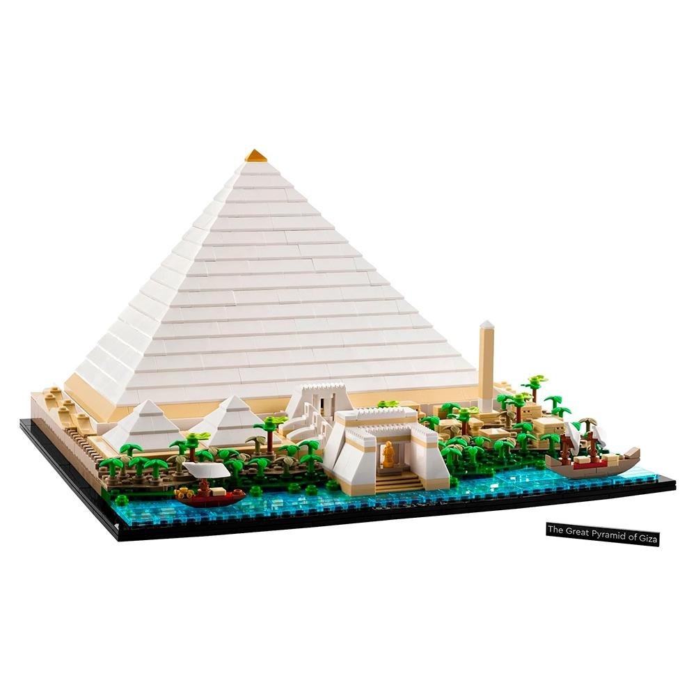 LEGO Architecture - Grande Pirâmide de Gizé, 1476 Peças - 21058