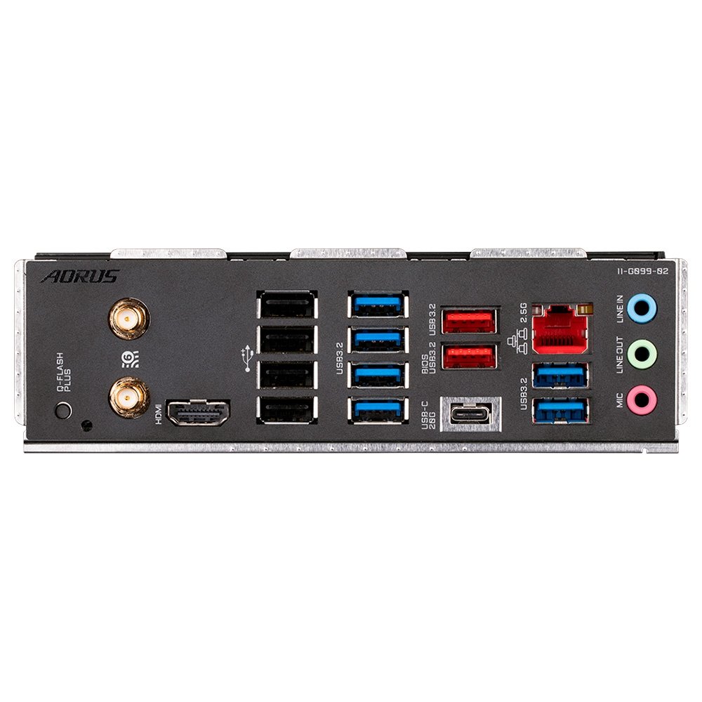 Placa-Mãe Gigabyte X670 Aorus Elite AX, AMD AM5, ATX, DDR5, LED RGB, Bluetooth, Wi-Fi 6E, Preto - X670 Aorus ELITE AX Placa-Mãe Gigabyte X670 Aorus Elite AX, AMD AM5, ATX, DDR5, LED RGB, Bluetooth, Wi-Fi 6E, Preto - X670 Aorus ELITE AX