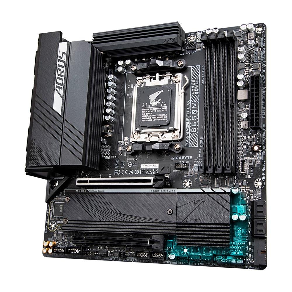 Placa-Mãe Gigabyte B650M Aorus Elite AX | KaBuM!