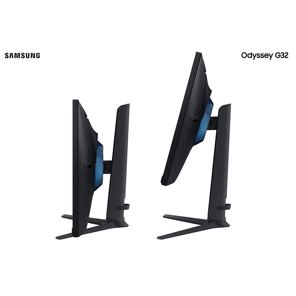 Monitor Gamer Samsung Odyssey G32 27 LED Full HD, 165Hz, 1ms, HDMI e DisplayPort, FreeSync Premium, Ajuste de Altura - LS27AG32ANLXZD