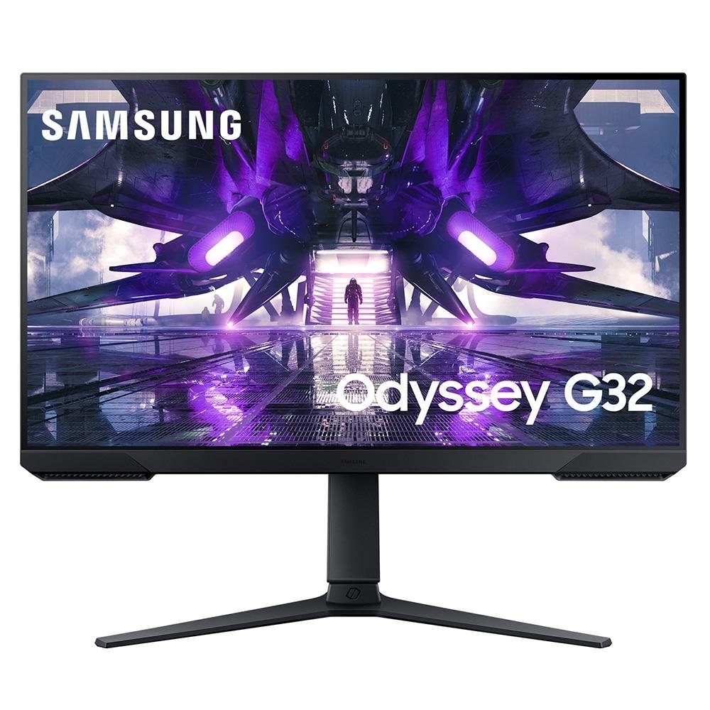 Monitor Gamer Samsung Odyssey G32 27 LED Full HD, 165Hz, 1ms, HDMI e DisplayPort, FreeSync