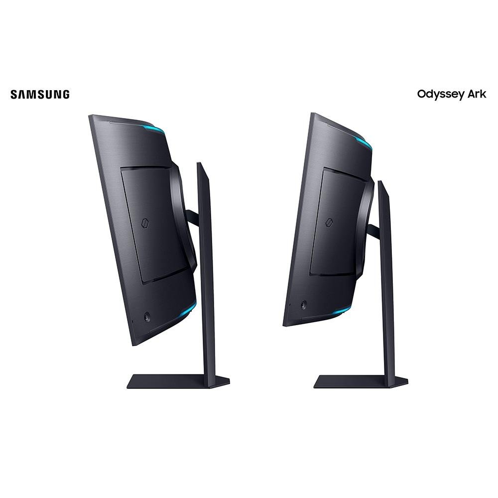 Imagem 2 de 13 do produto Monitor Gamer Curvo Samsung Odyssey Ark 55", 4K, 165Hz, 1ms, Gen 1, FreeSync Premium Pro, Altura Ajustável, Som Integrado - LS55BG970NLXZD