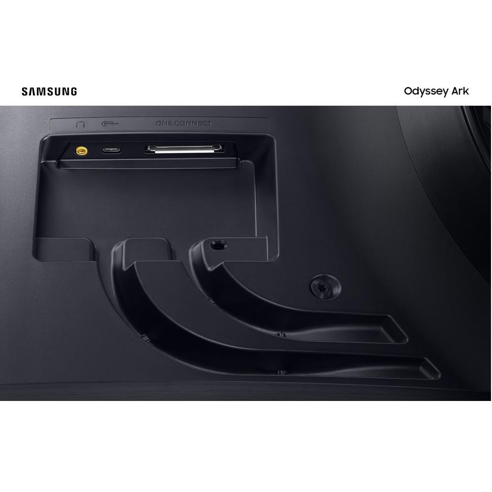 Imagem 11 de 13 do produto Monitor Gamer Curvo Samsung Odyssey Ark 55", 4K, 165Hz, 1ms, Gen 1, FreeSync Premium Pro, Altura Ajustável, Som Integrado - LS55BG970NLXZD