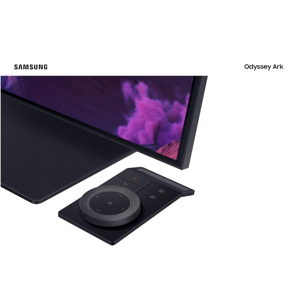 Imagem 12 de 13 do produto Monitor Gamer Curvo Samsung Odyssey Ark 55", 4K, 165Hz, 1ms, Gen 1, FreeSync Premium Pro, Altura Ajustável, Som Integrado - LS55BG970NLXZD