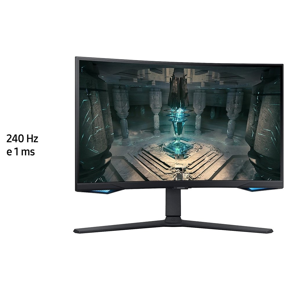 Imagem 6 de 10 do produto Monitor Gamer Curvo Samsung Odyssey G6 27", 240Hz, QHD, 1ms, DisplayPort e HDMI, HDR, FreeSync Premium - LS27BG650ELXZD