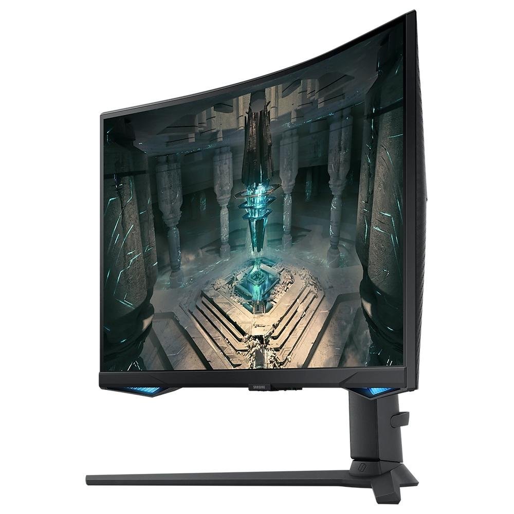 Imagem 2 de 10 do produto Monitor Gamer Curvo Samsung Odyssey G6 27", 240Hz, QHD, 1ms, DisplayPort e HDMI, HDR, FreeSync Premium - LS27BG650ELXZD