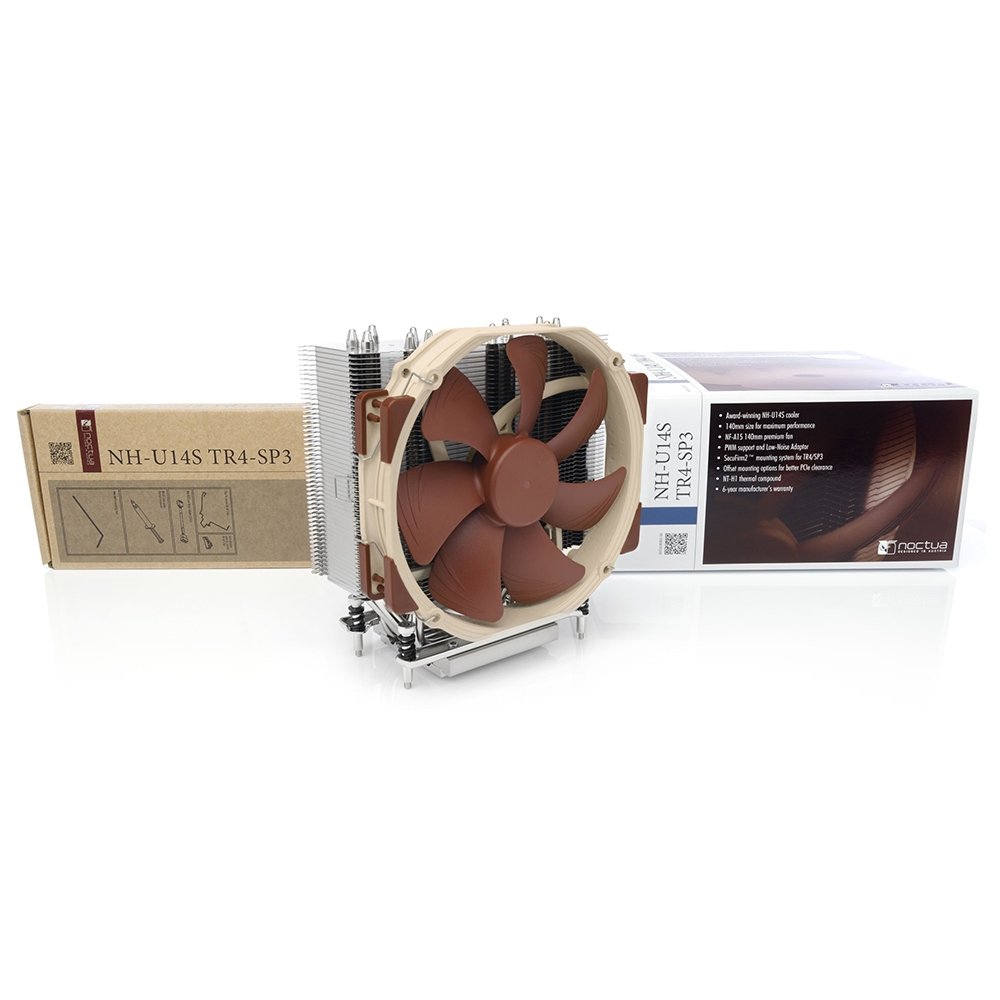 Cooler para Processador Noctua, AMD, 120mm, Marrom e Prata - NH-U14S TR4-SP3 Cooler para Processador Noctua, AMD, 120mm, Marrom e Prata - NH-U14S TR4-SP3