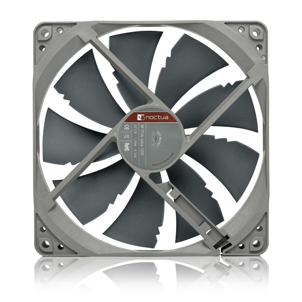 Imagem 2 de 6 do produto Ventoinha Noctua Redux Edition, 140mm, Cinza - NF-P14s redux-1200