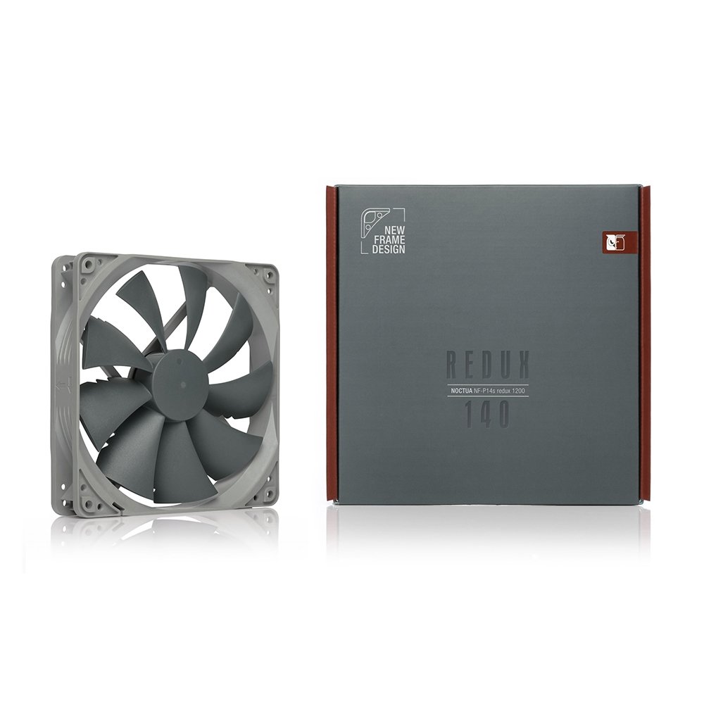 Ventoinha Noctua Redux Edition, 140mm, Cinza - NF-P14s redux-1200 8