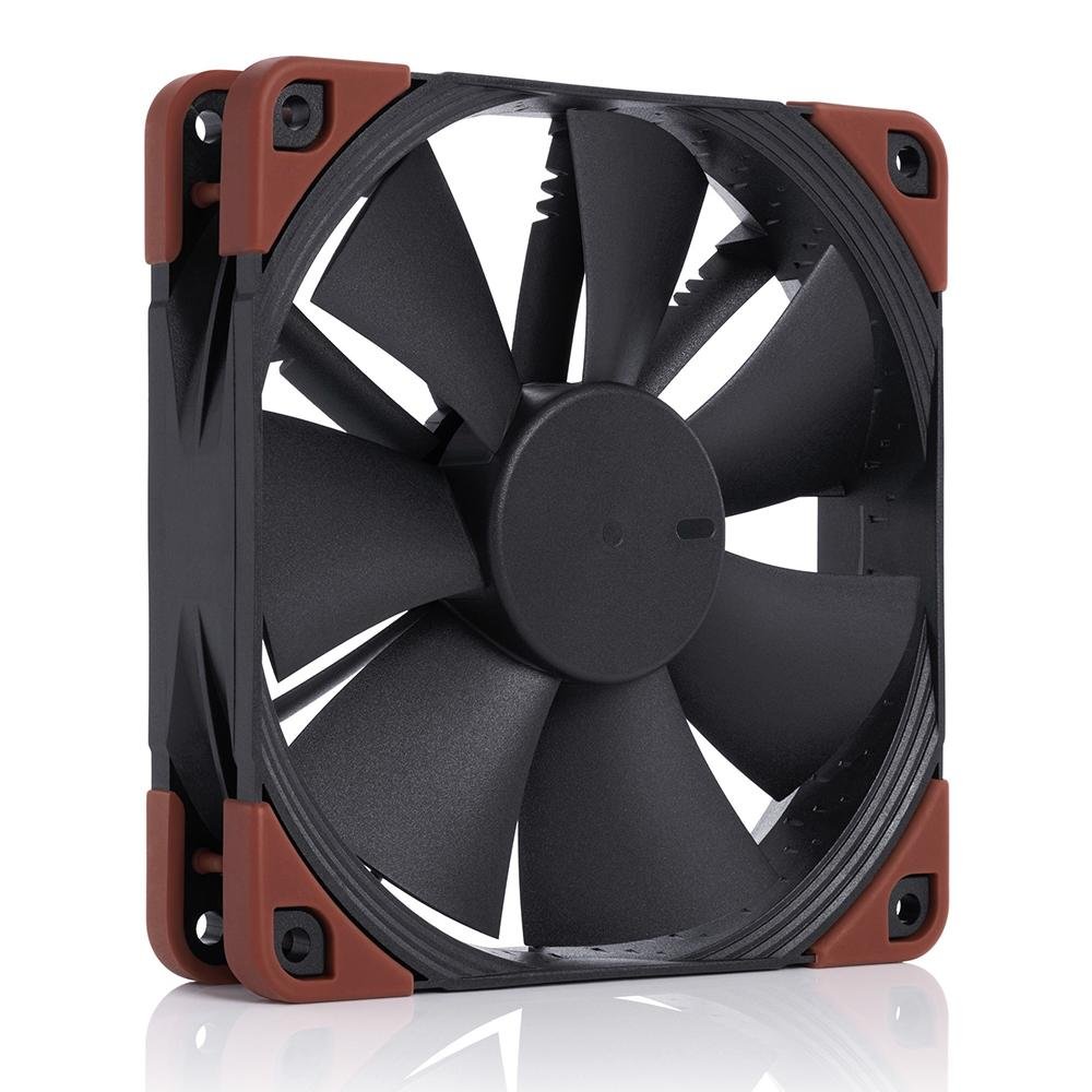 Ventoinha Noctua Industrial, 120mm, Preto e Marrom - NF-F12 industrialPPC-2000 IP67 PWM 4