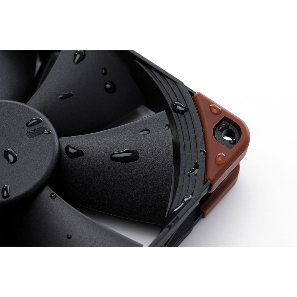 Ventoinha Noctua Industrial, 120mm, Preto e Marrom - NF-F12 industrialPPC-2000 IP67 PWM 7