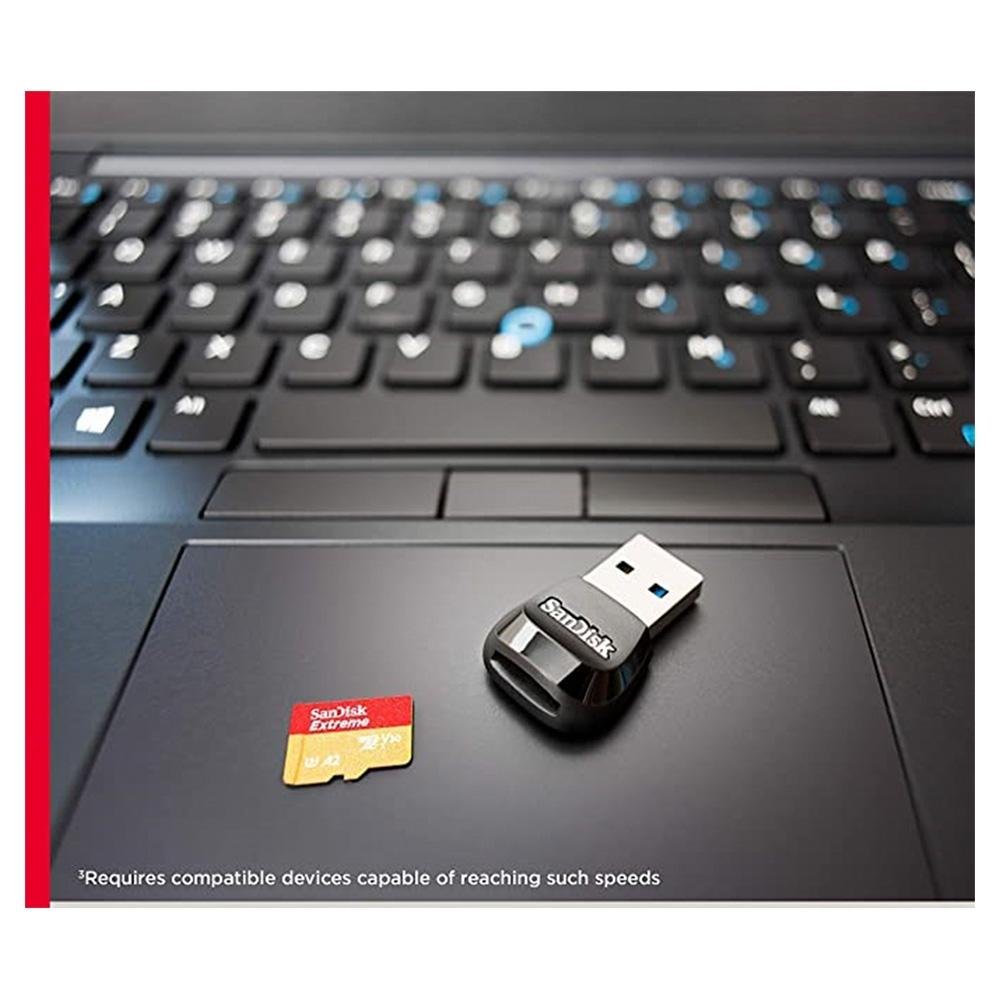 Imagem 2 de 5 do produto Cartão de Memória SanDisk MicroSD Extreme 128GB Classe 10, 190MB/s - SDSQXAA-128G-GN6AA