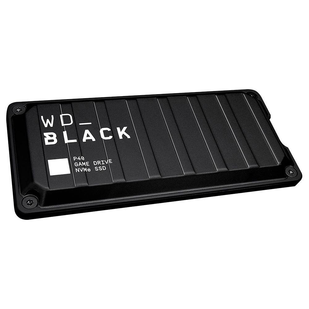 Imagem 3 de 6 do produto SSD Externo Portatil WD_BLACK P40 Game, 1TB, LED e RGB, Leitura: 2.000 MB/s e Gravação: 2.000 MB/s, Preto - WDBAWY0010BBK-WESN