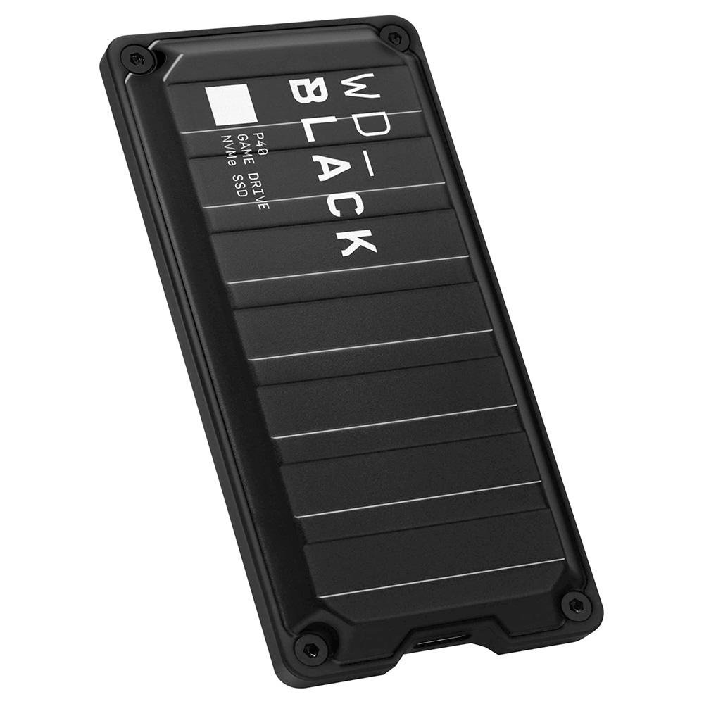 Imagem 4 de 6 do produto SSD Externo Portatil WD_BLACK P40 Game, 1TB, LED e RGB, Leitura: 2.000 MB/s e Gravação: 2.000 MB/s, Preto - WDBAWY0010BBK-WESN