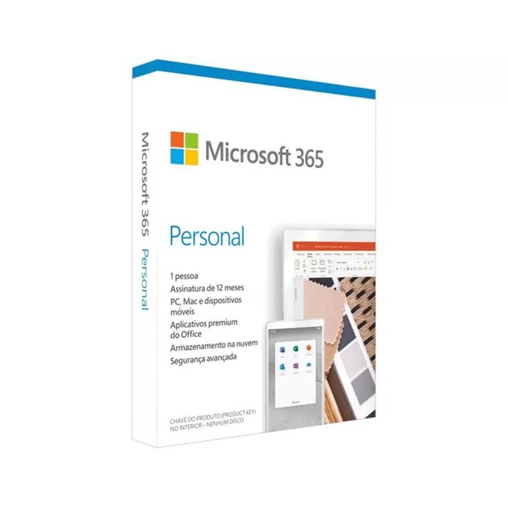 Microsoft 365 Personal 12ヶ月 Microsoft 365 Personal Mídia Física | KaBuM!