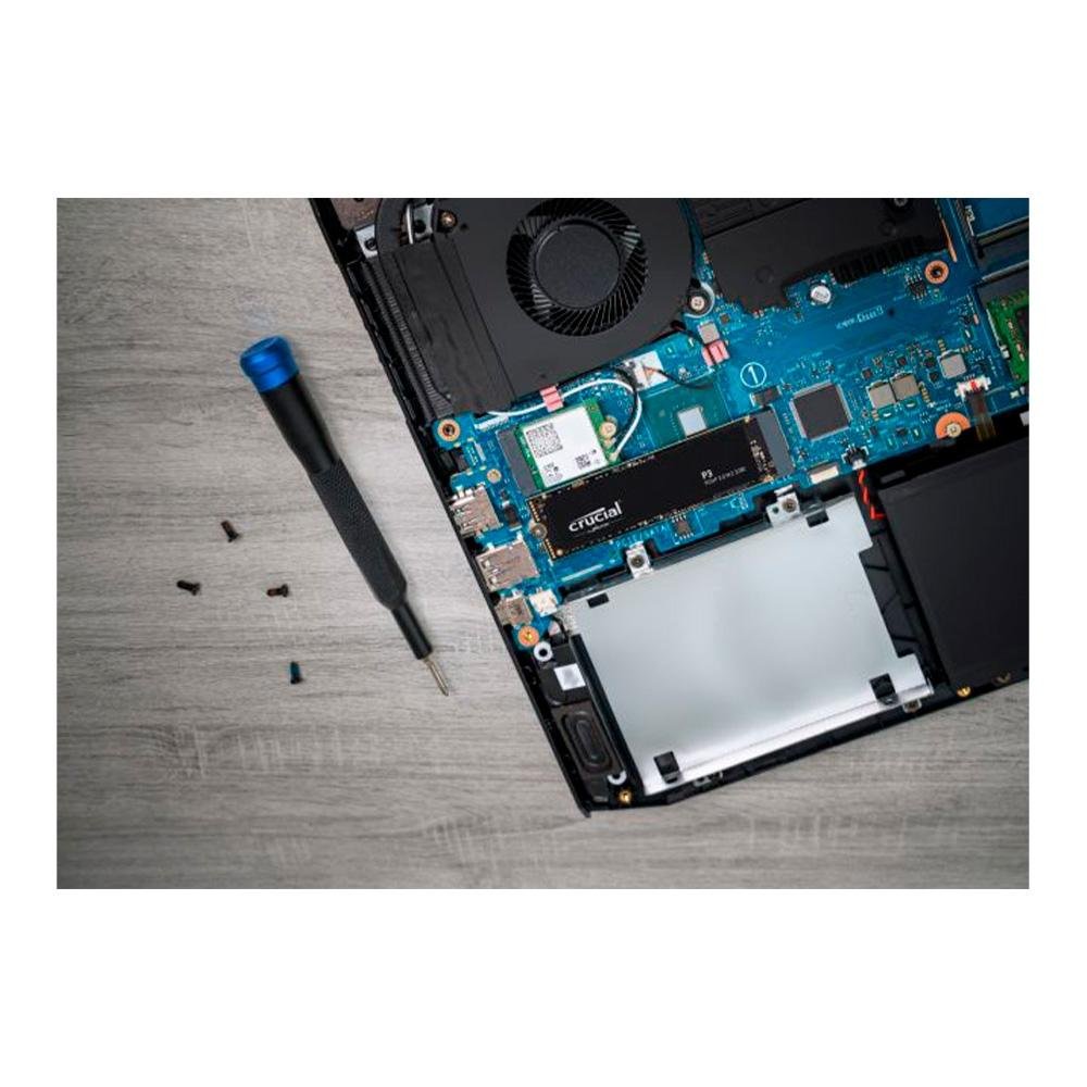 SSD Crucial P3, 500 GB, M.2 | KaBuM!