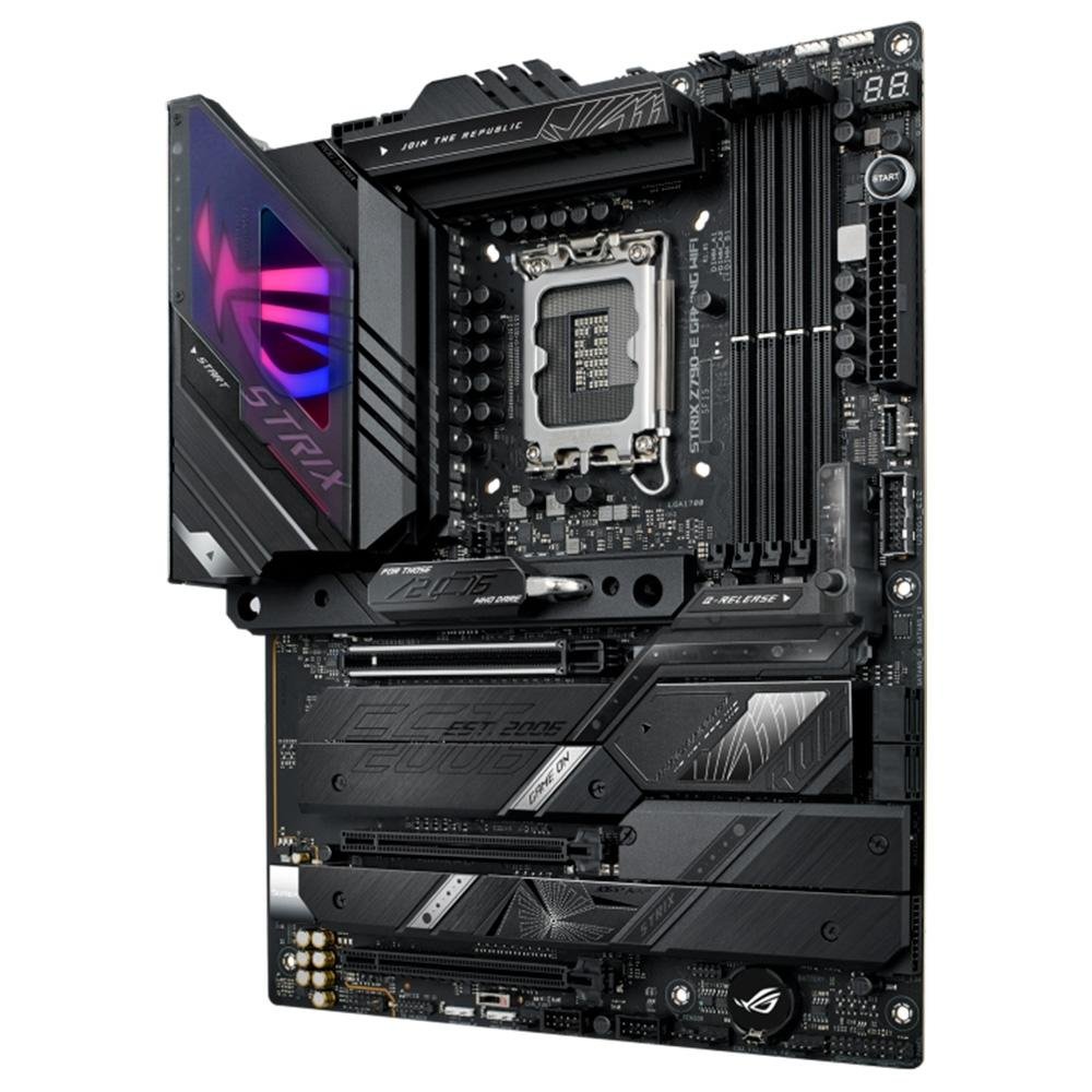 Placa-Mãe ASUS ROG Strix Z790-E Gaming Wi-Fi, Intel LGA1700 Z790, ATX, DDR5, Preto - 90MB1CL0-M0EAY0
