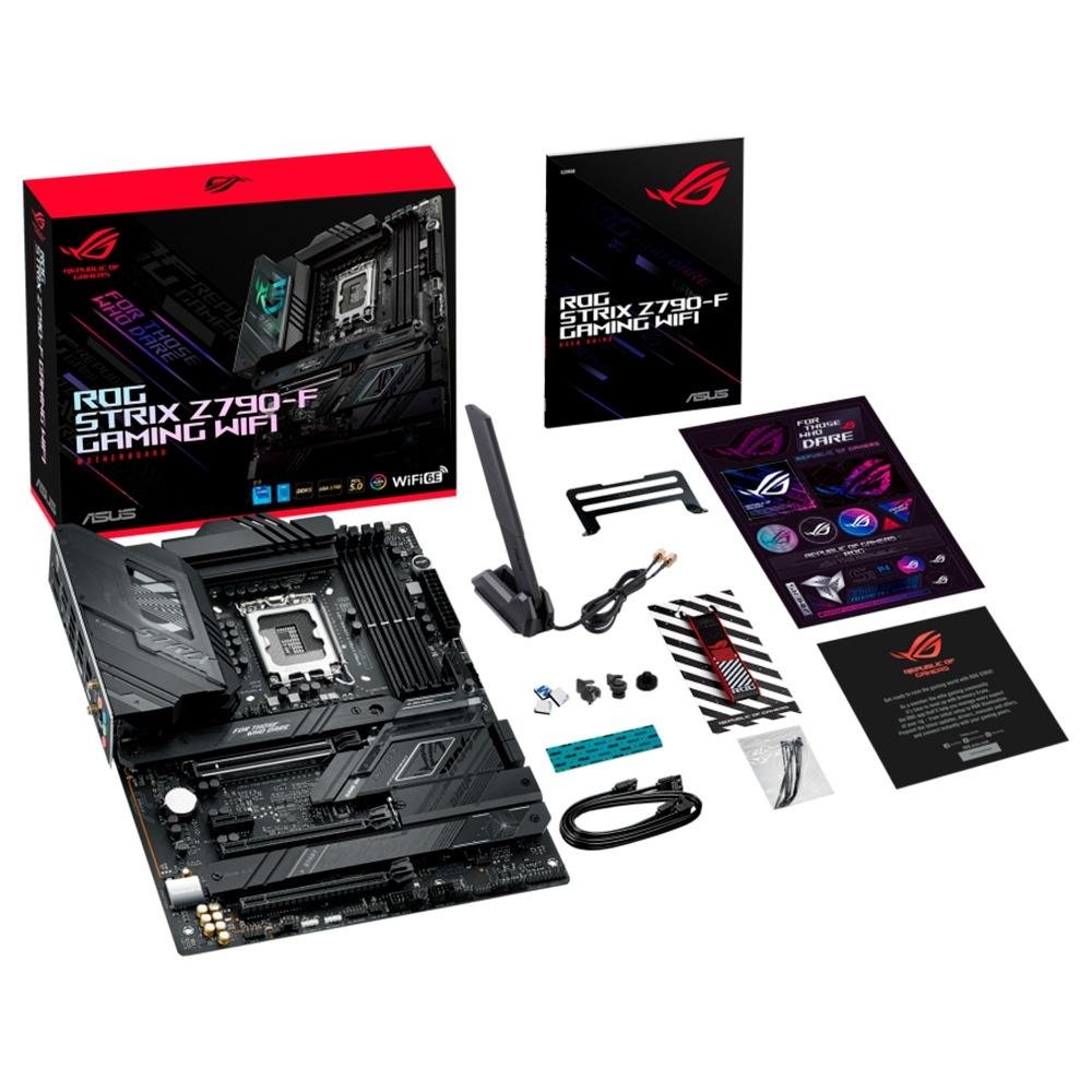 Placa Mãe Asus ROG Strix Z790-F Gaming Wi-Fi | KaBuM!