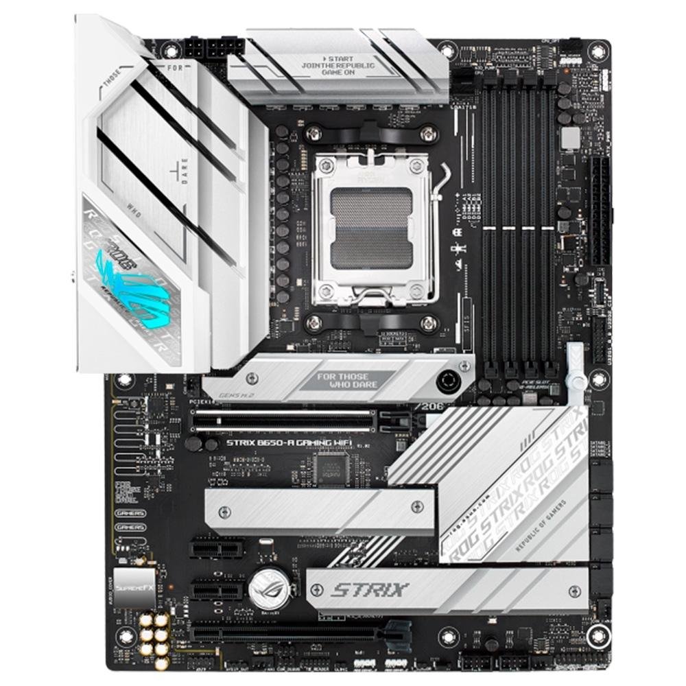 新品未開封 ASUS ROG STRIX B650-A GAMING WIFI Placa Mãe Asus ROG Strix B650-A Gaming Wi-Fi | KaBuM!