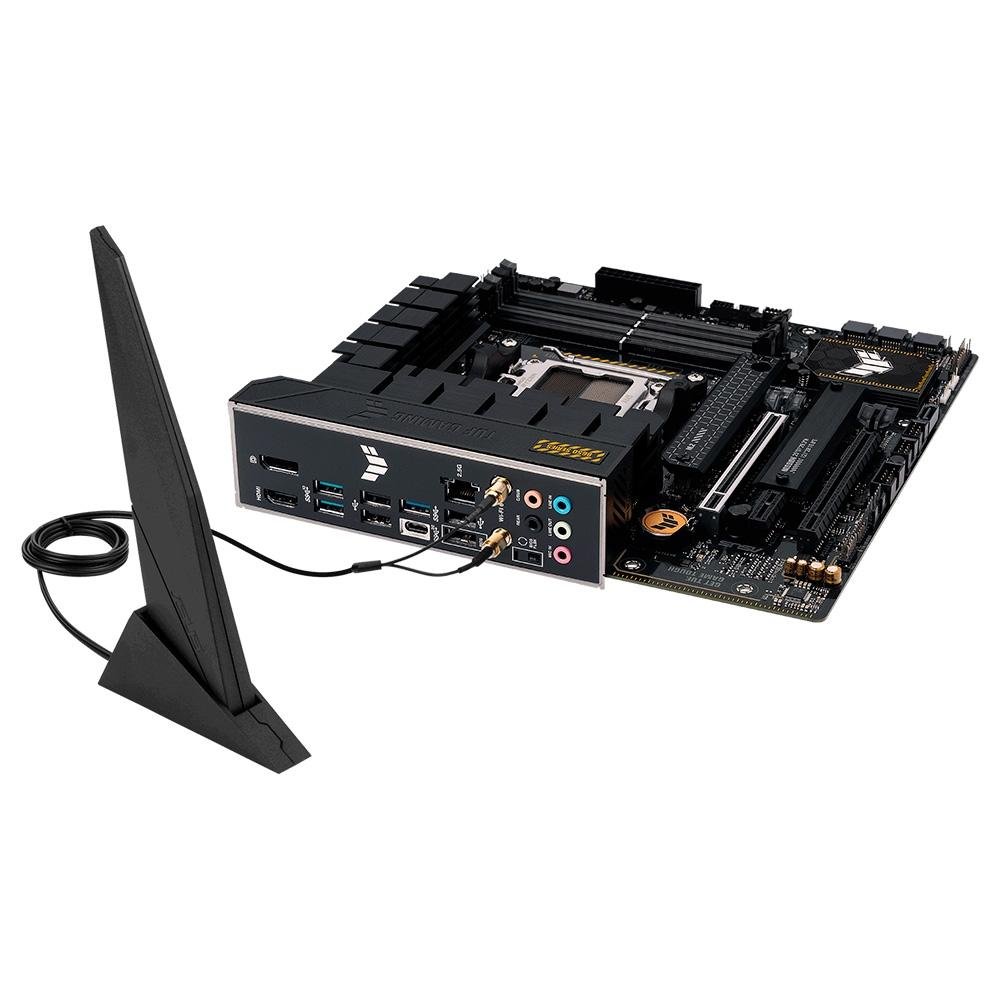 Imagem 10 de 10 do produto Placa-Mãe ASUS TUF Gaming B650M-Plus Wi-Fi, AMD AM5 B650, mATX, DDR5, Wi-Fi, Preto - 90MB1BF0-M0EAY0