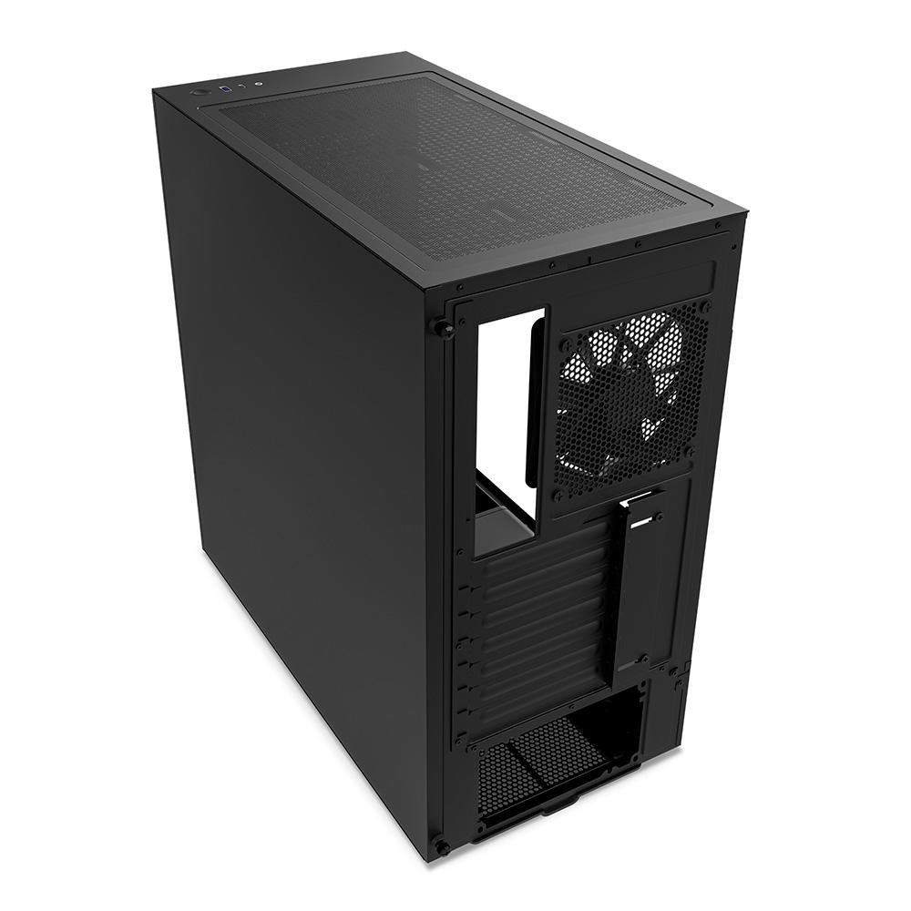 Imagem 7 de 9 do produto Gabinete NZXT H5 Flow Compact, Mid Tower, ATX, Lateral e Frontal em Vidro Temperado, 2x Cooler Fan, Preto - CC-H51FB-01
