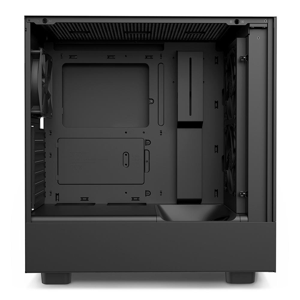 Imagem 8 de 9 do produto Gabinete NZXT H5 Flow Compact, Mid Tower, ATX, Lateral e Frontal em Vidro Temperado, 2x Cooler Fan, Preto - CC-H51FB-01