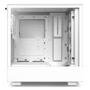 Gabinete NZXT H5 Flow Compact, Mid Tower, ATX, Lateral e Frontal em Vidro Temperado, 2x Cooler Fan, Branco - CC-H51FW-01