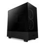 Gabinete NZXT H5 Elite Compact, Mid Tower, RGB, ATX, Lateral  e Frontal em Vidro Temperado, 3x Cooler Fan, Preto - CC-H51EB-01