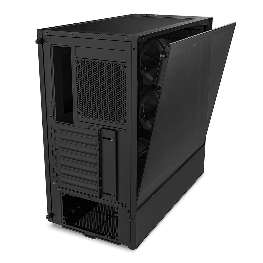 Imagem 8 de 14 do produto Gabinete NZXT H5 Elite Compact, Mid Tower, RGB, ATX, Lateral  e Frontal em Vidro Temperado, 3x Cooler Fan, Preto - CC-H51EB-01