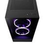 Gabinete NZXT H5 Elite Compact, Mid Tower, RGB, ATX, Lateral  e Frontal em Vidro Temperado, 3x Cooler Fan, Preto - CC-H51EB-01