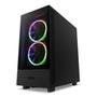 Gabinete NZXT H5 Elite Compact, Mid Tower, RGB, ATX, Lateral  e Frontal em Vidro Temperado, 3x Cooler Fan, Preto - CC-H51EB-01