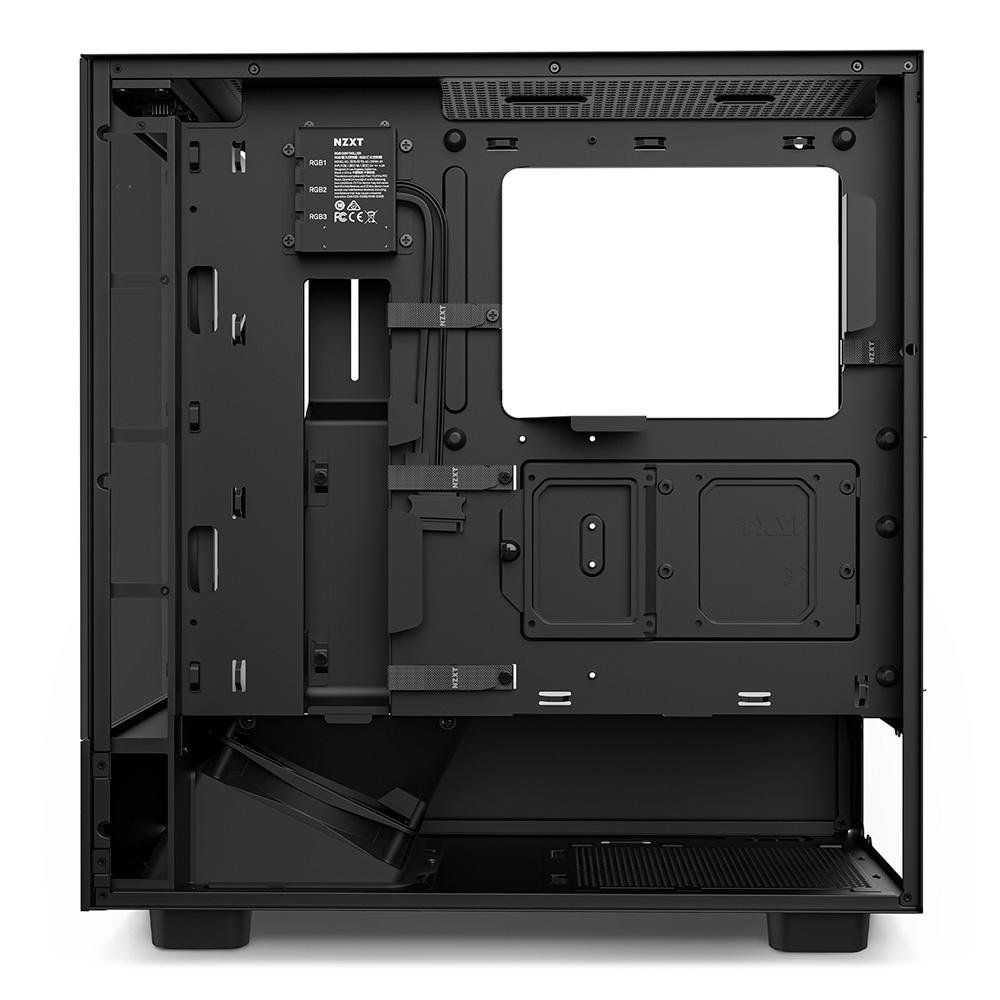 Imagem 13 de 14 do produto Gabinete NZXT H5 Elite Compact, Mid Tower, RGB, ATX, Lateral  e Frontal em Vidro Temperado, 3x Cooler Fan, Preto - CC-H51EB-01