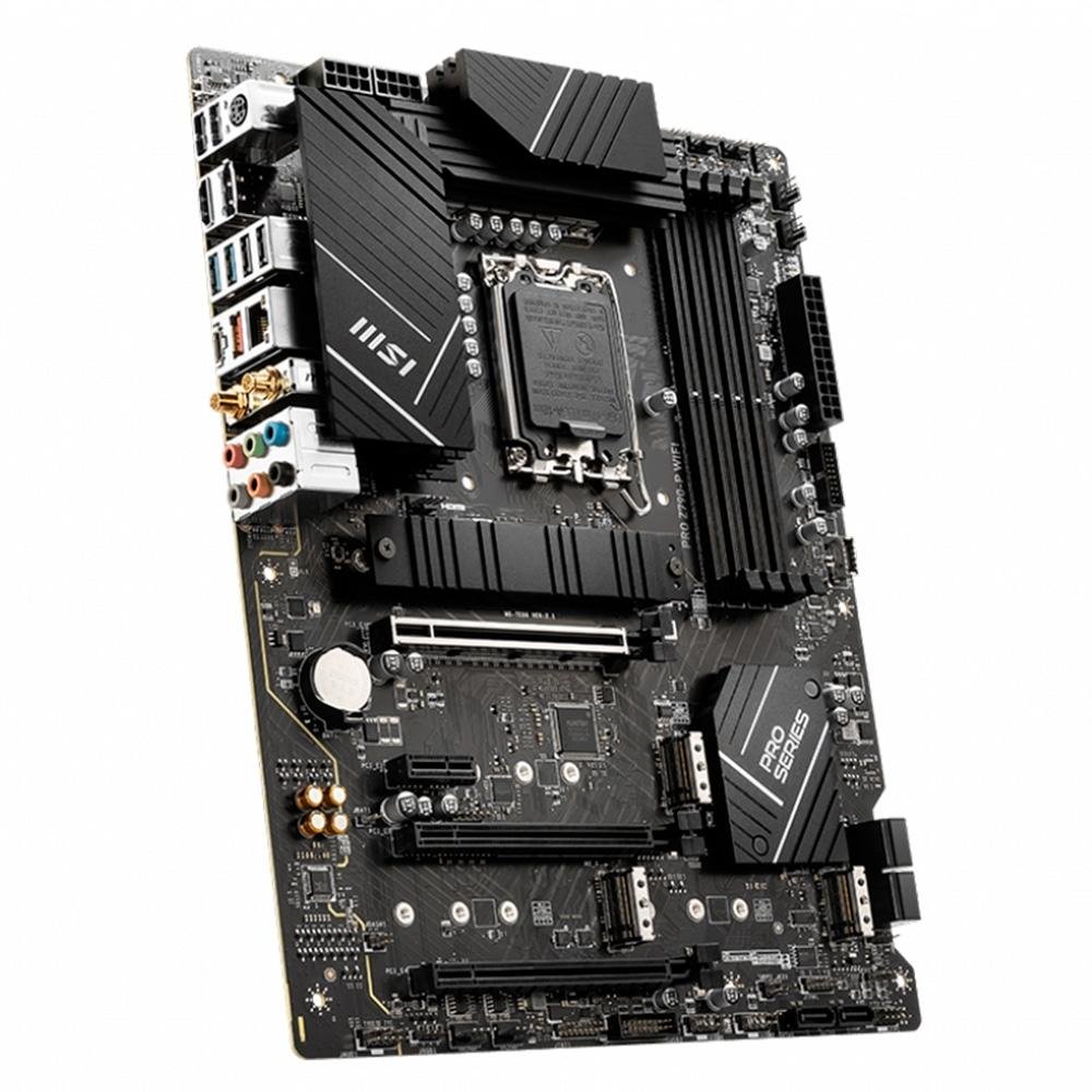 Imagem 4 de 6 do produto Placa-Mãe Z790-P MSI PRO Wi-Fi, Intel LGA 1700, ATX, DDR5, Preto - PRO Z790-P WIFI