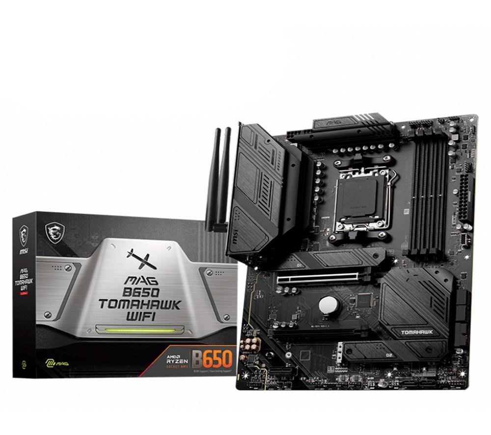 Placa-Mãe B650 MSI MAG Tomahawk Wi-Fi, AMD AM5, ATX, DDR5, Preto - MAG B650 TOMAHAWK WIFI 4
