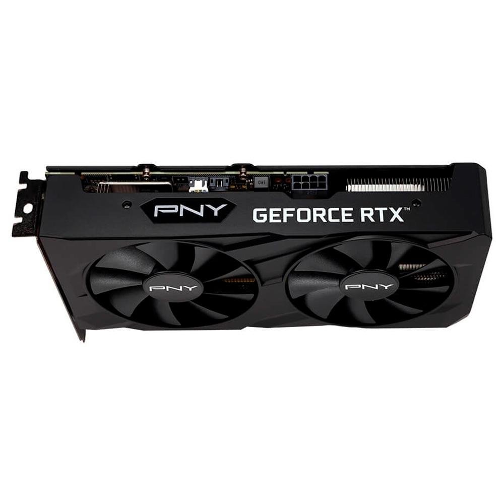 Placa de Vídeo PNY NVIDIA GeForce RTX 3050 VERTO Dual Fan Edition, 8 GB GDDR6, DLSS, Ray Tracing - VCG30508DFBPB1 Placa de Vídeo PNY NVIDIA GeForce RTX 3050 VERTO Dual Fan Edition, 8 GB GDDR6, DLSS, Ray Tracing - VCG30508DFBPB1