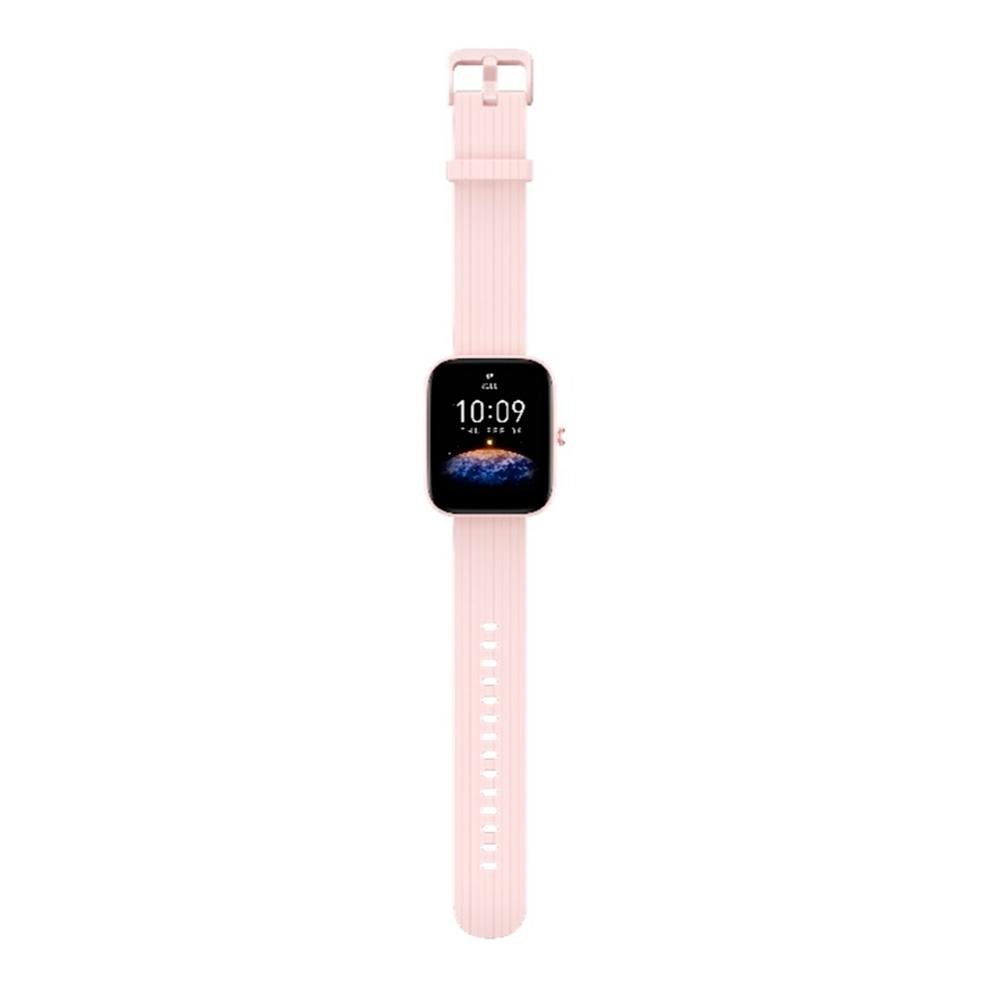 Imagem 3 de 5 do produto Smartwatch Amazfit BIP 3 Pro, Bluetooth, Sensor BioActiv, GPS e Monitor de Sono, Resistência à Água, Rosa - W2171US2N
