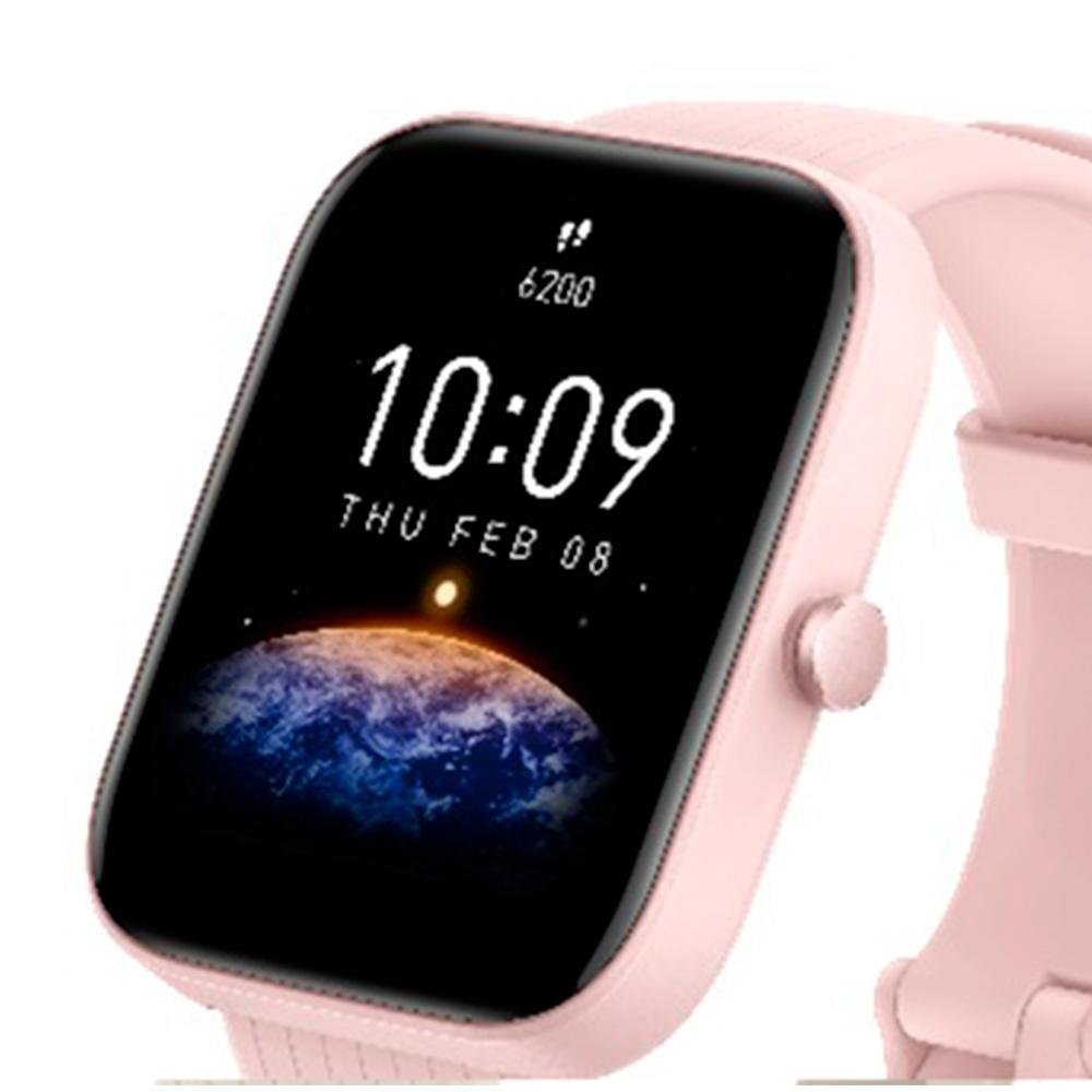 Imagem 5 de 5 do produto Smartwatch Amazfit BIP 3 Pro, Bluetooth, Sensor BioActiv, GPS e Monitor de Sono, Resistência à Água, Rosa - W2171US2N