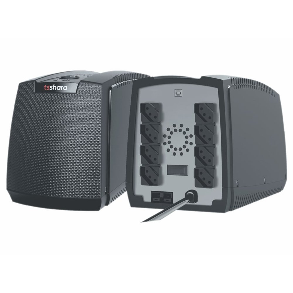 Nobreak UPS Ts Shara XPro Professional, 1500VA, Bivolt, 2 Baterias Internas, 8 Tomadas, ABS, Preto - 4536 - view 4