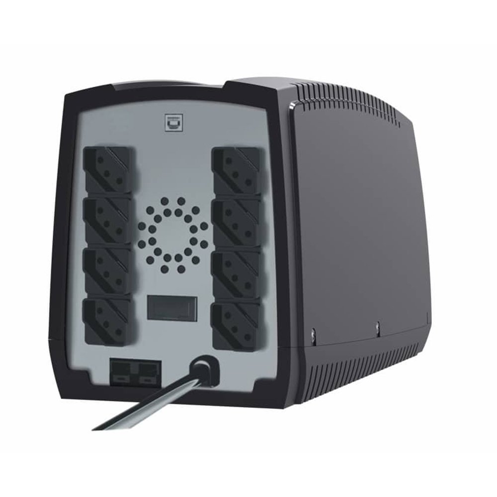 Nobreak UPS TS Shara XPro Senoidal Universal, 1500VA, Bivolt, Senoidal Pura, 2 Baterias Internas, 8 Tomadas, ABS, Preto - 4538 - view 5