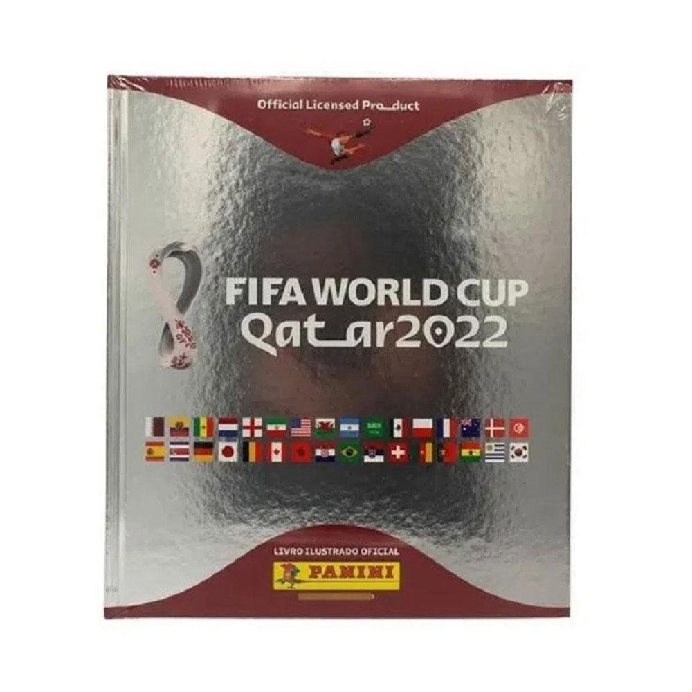 Álbum Copa Do Mundo Qatar 2022, Capa Dura, Prata, fifa plus copa