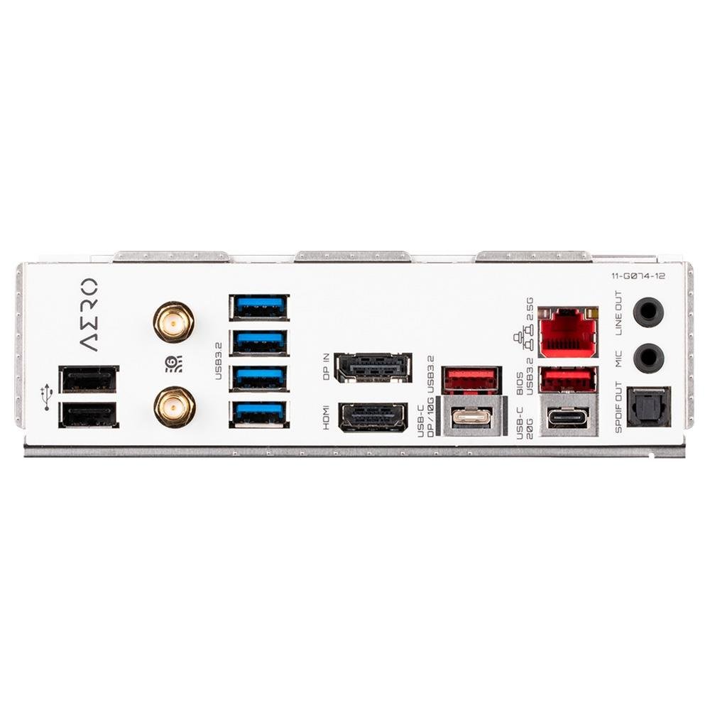 Imagem 4 de 6 do produto Placa-Mãe Gigabyte Z790 Aero G Rev 1.0, Intel LGA1700, ATX, DDR5, Wi-Fi, Bluetooth, Branco - Z790 AERO G