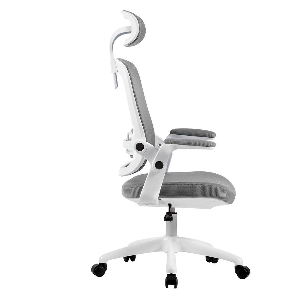 Cadeira Office Elements Astra Cinza e Branco, Ajuste de Inclinação Automático, Cilindro de Gás Classe 4 - WFFLG67335L0122 - view 3