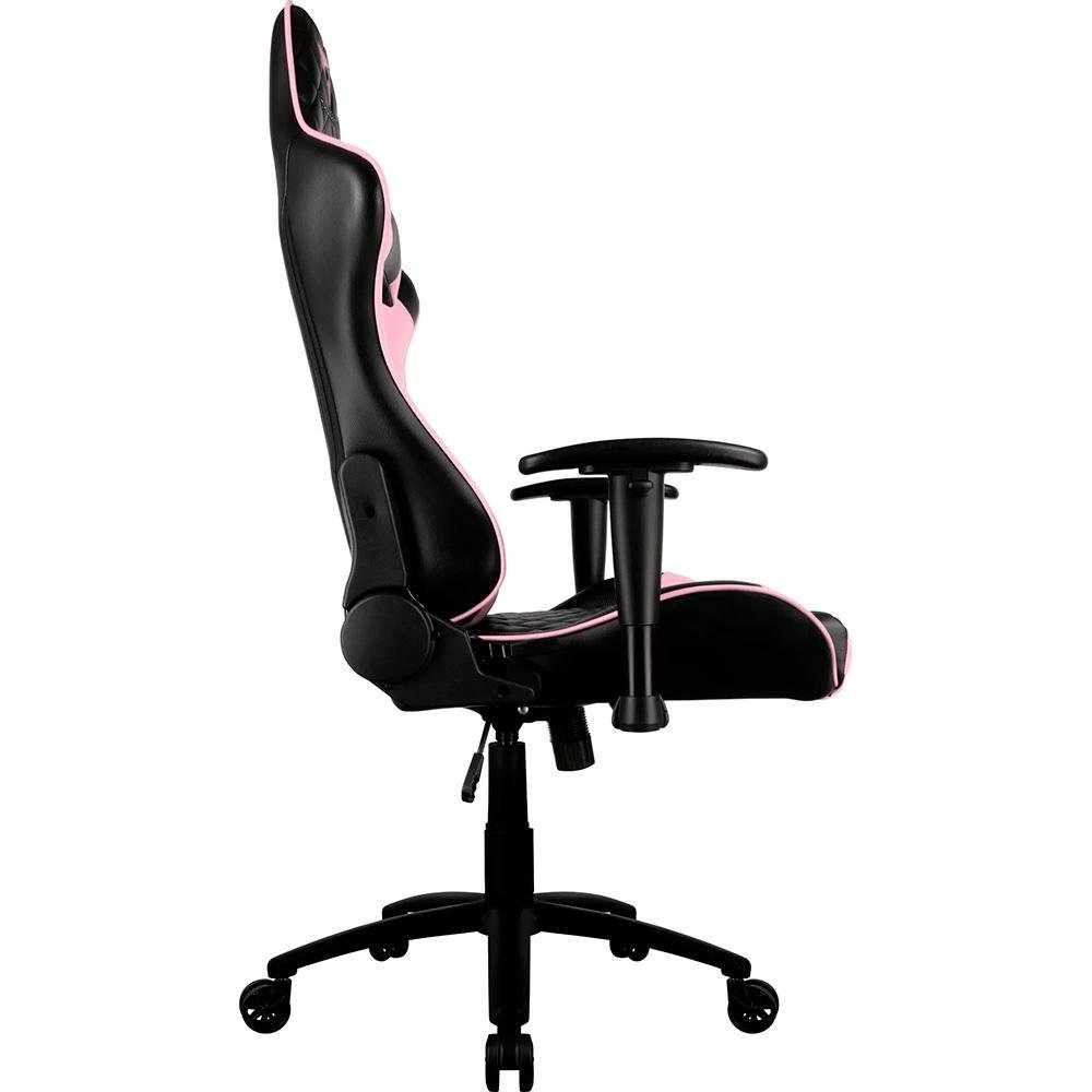 Cadeira Gamer ( Balão.info) Profissional, Até 120kg, Com Almofadas, Reclinável, Descanso de Braço 2D, Rosa e Preto - ( Balão.info - foto 5