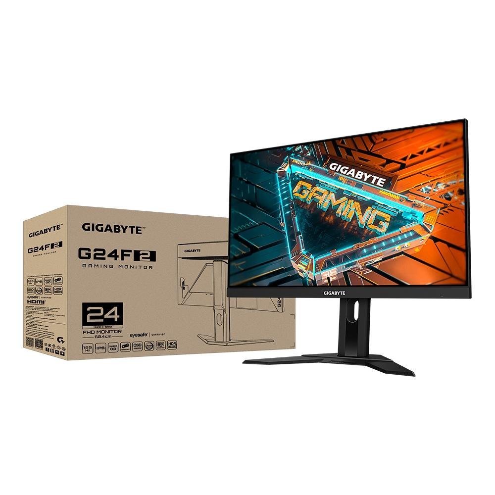 GIGABYTE G24F2 ゲーミングモニター 24インチ　165Hz Monitor Gamer Gigabyte 24 Full HD | KaBuM!
